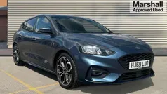 Blue Used 2019 Ford Focus ST-Line X Hatchback | £9,850 (Fair price)
