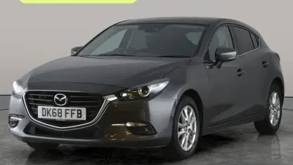 Usado Mazda 3 121 HP (88 kW) 2018 Cinzento Citadino