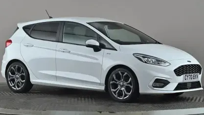 Used Ford Fiesta ST-Line 125 HP (91 kW) 2020 White Hatchback