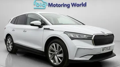 Used Skoda Enyaq iV ecoSuite 150 kW (204 HP) 2021 White SUV