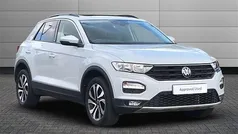 White silver Used 2021 VW T-Roc Active SUV | £21,750 (Fair price)