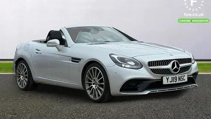 Silver Used 2019 Mercedes SLC300 AMG line Cabriolet | £18,299 (Good price)