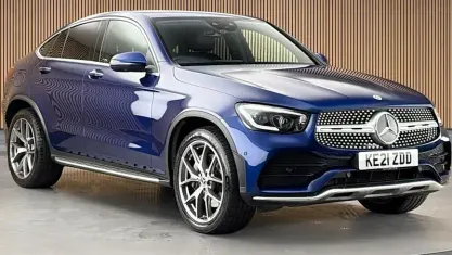 Used Mercedes GLC300 AMG Line Premium Plus 258 HP (189 kW) 2021 Blue SUV