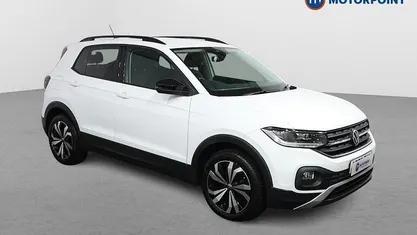 White Used 2023 VW T-Cross Black Edition SUV | £16,299 (Fair price)