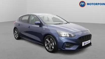 Used Ford Focus ST-Line 125 HP (91 kW) 2021 Blue Hatchback
