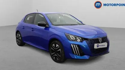 Used Peugeot e-208 Style 100 kW (137 HP) 2023 Blue Hatchback