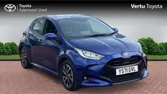 Blue Used 2022 Toyota Yaris Hybrid Design Hatchback | £16,220 (Fair price)