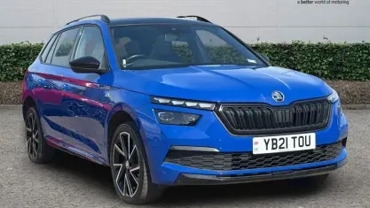 Used Skoda Kamiq Monte Carlo 116 HP (85 kW) 2020 Blue SUV