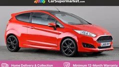 Red Used 2017 Ford Fiesta ST-Line Hatchback | £7,497 (Fair price)