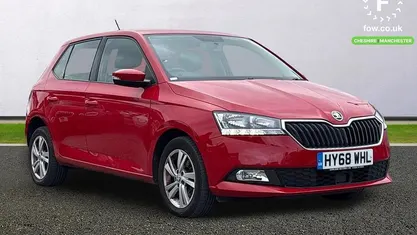 Used Skoda Fabia SE 110 HP (80 kW) 2018 Red Hatchback