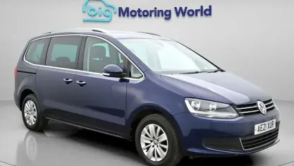 Used VW Sharan SE 150 HP (110 kW) 2021 Blue MPV
