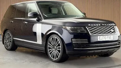 Used Land Rover Range Rover Autobiography 350 HP (257 kW) 2020 Portofino blue SUV