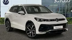 White New 2025 VW Tiguan R-line SUV | £37,243 (Fair price)