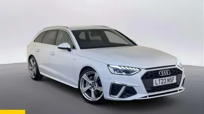 Used Audi A4 S-Line 204 HP (150 kW) 2023 White Estate