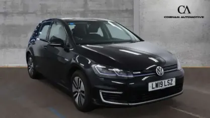Used VW e-Golf 99 kW (135 HP) 2019 Black Hatchback