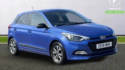 Used Hyundai i20 GO! 84 HP (61 kW) 2018 Blue Hatchback
