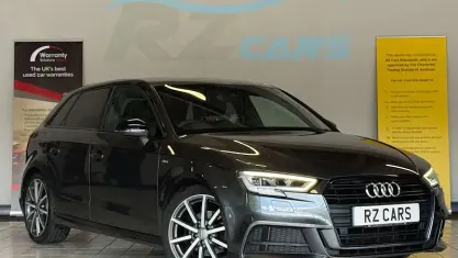 Used Audi A3 Sportback Black Edition 150 HP (110 kW) 2018 Grey Hatchback