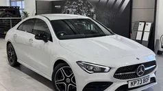 White Used 2023 Mercedes CLA220 AMG Line Premium Sedan | £26,614 (Fair price)