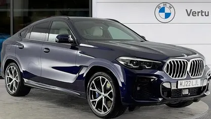 Used BMW X6 M Sport 340 HP (250 kW) 2022 Blue SUV