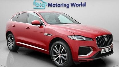 Używany Jaguar F-Pace R-Dynamic 204 KM (150 kW) 2022 Czerwony SUV