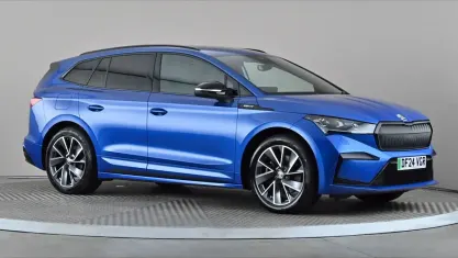 Used Skoda Enyaq iV SportlinePlus 210 kW (286 HP) 2024 Blue SUV