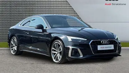 Used Audi A5 S-Line 150 HP (110 kW) 2023 Black Coupe