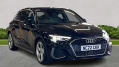 Black Used 2022 Audi A3 S-Line Hatchback | £23,808 (Fair price)