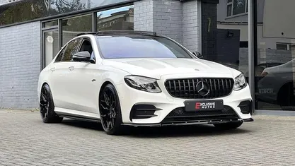 White Used 2019 Mercedes E53 AMG Premium Plus Sedan | £33,950 (Fair price)
