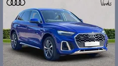 Blue Used 2021 Audi Q5 S-Line SUV | £32,190 (Fair price)