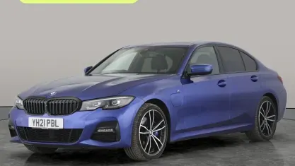Used BMW 330e M Sport 292 HP (214 kW) 2021 Blue Sedan