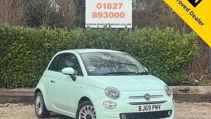 Używany Fiat 500 Lounge 69 KM (50 kW) 2019 Zielony Hatchback