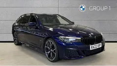 Blue Used 2022 BMW 520 M Sport Estate | £27,995 (Fair price)