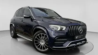 Used Mercedes GLE400 AMG line 330 HP (242 kW) 2022 Blue Estate