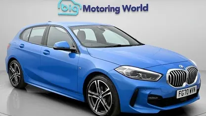 Used BMW 118 M Sport 140 HP (102 kW) 2020 Blue Hatchback