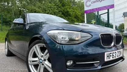 Used BMW 118 Sport Line 143 HP (105 kW) 2013 Blue Hatchback