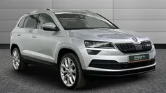 Brilliant silver metallic Used 2022 Skoda Karoq SUV | £18,700 (Fair price)