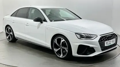Used Audi A4 Black Edition 150 HP (110 kW) 2022 White Sedan