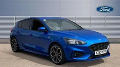 Blue Used 2019 Ford Focus ST-Line Hatchback | £11,329 (Fair price)