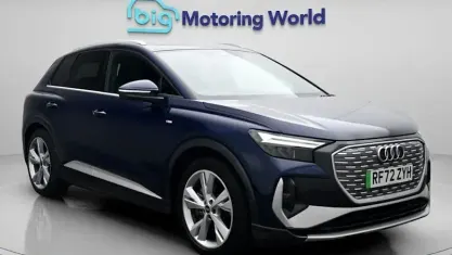 Used Audi Q4 e-tron S-Line 150 kW (204 HP) 2023 Blue SUV