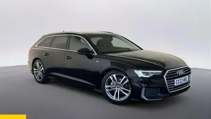 Used Audi A6 S-Line 204 HP (150 kW) 2021 Black Estate