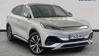 Metallic skiing white Used 2025 BYD Atto 3 Comfort SUV | £23,797 (Fair price)