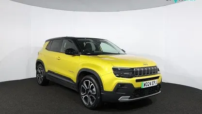 Used Jeep Avenger Summit 114 kW (156 HP) 2024 Yellow/black SUV