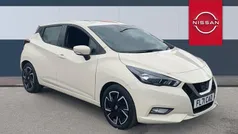 White Used 2021 Nissan Micra Acenta Hatchback | £10,359 (Fair price)