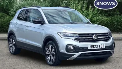 Used VW T-Cross Black Edition 110 HP (80 kW) 2023 Silver SUV