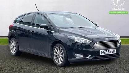 Used Ford Focus Titanium 101 HP (74 kW) 2017 Black Hatchback