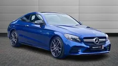 Blue Used 2023 Mercedes C43 AMG Premium Plus Coupe | £44,550 (Fair price)