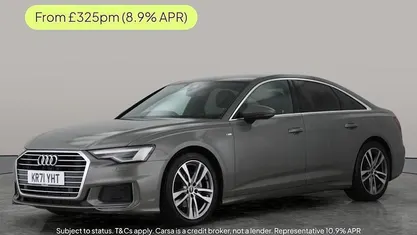 Grey Used 2021 Audi A6 S-Line Sedan | £20,893 (Fair price)