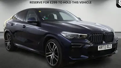 Used BMW X6 M Sport 333 HP (244 kW) 2022 Blue SUV