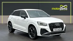 Glacier white metallic Used 2022 Audi Q2 Black Edition SUV | £21,500 (Fair price)