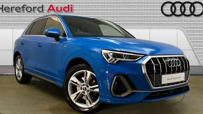 Used Audi Q3 S-Line 190 HP (139 kW) 2022 Blue SUV